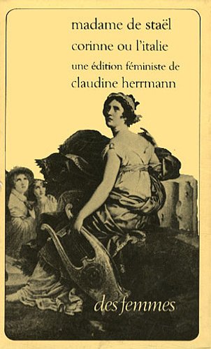 9782721001559: Corinne ou l'Italie: Une dition fministe de Claudine Herrmann, 2 volumes