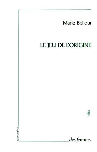 Stock image for LE JEU DE L'ORIGINE. Rcit d'une auto-analyse for sale by Librairie Th  la page