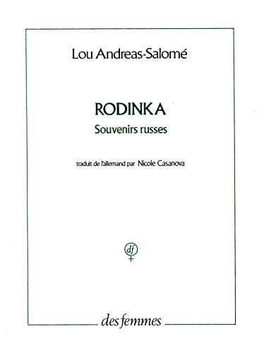 Rodinka: Souvenirs russes (9782721003461) by Andreas-SalomÃ©, Lou