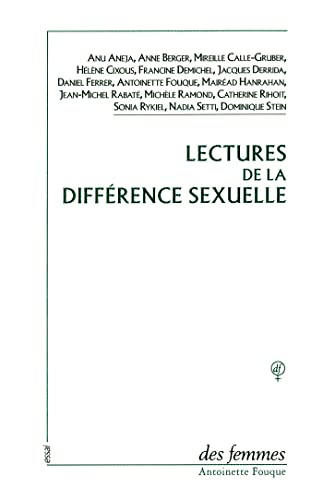 Beispielbild fr Lectures de la diffrence sexuelle. Collection : Essai. zum Verkauf von AUSONE