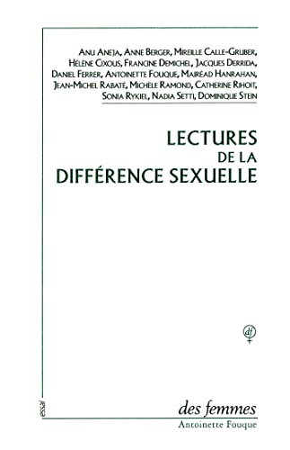 9782721004413: Lectures de la diffrence sexuelle: Actes du colloque Paris-VIII, CIPH Paris, octobre 1990