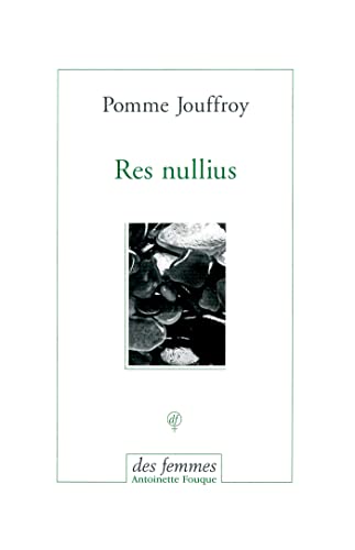 Stock image for Res Nullius for sale by RECYCLIVRE