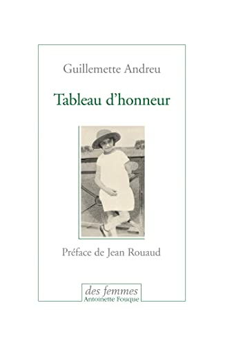 Beispielbild fr Tableau d'honneur Guillemette Andreu and Jean Rouaud zum Verkauf von LIVREAUTRESORSAS