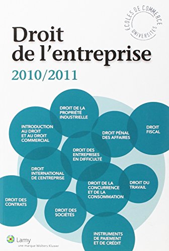 Stock image for droit de l'entreprise (dition 2010/2011) for sale by LiLi - La Libert des Livres