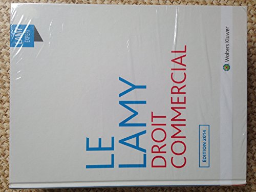 9782721219107: Le Lamy - Droit commercial - Edition 2014
