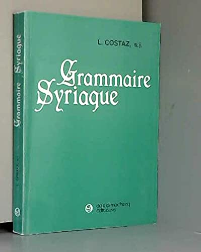 9782721470669: Grammaire Syriaque