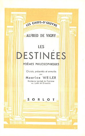 9782723307833: Les destines: Pomes philosophiques