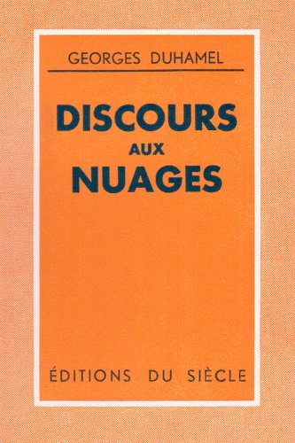 9782723396240: Discours aux Nuages /Edition originale numerote