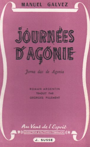 Beispielbild fr Journees d'Agonie (French Edition) zum Verkauf von Gallix