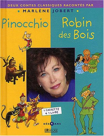 Beispielbild fr Pinocchio et Robin des Bois.: Deux contes classiques racont s par Marl ne Jobert, avec K7 audio zum Verkauf von WorldofBooks