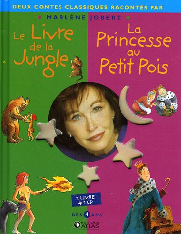 Beispielbild fr Le livre de la jungle, la princesse au petit pois: Raconts par Marlne Jobert zum Verkauf von Ammareal