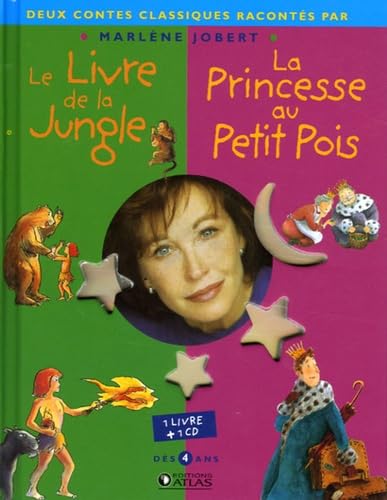 Stock image for Le livre de la jungle, la princesse au petit pois: Raconts par Marlne Jobert for sale by Ammareal