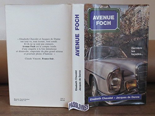 Stock image for Avenue Foch for sale by Librairie Th  la page