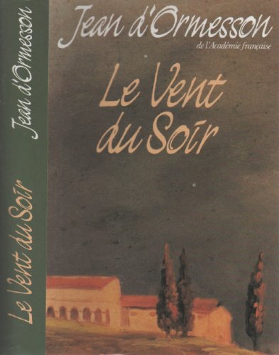 Stock image for Le vent du soir for sale by A TOUT LIVRE