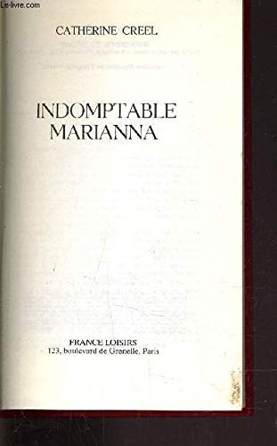 Imagen de archivo de Indomptable Marianna a la venta por Ammareal