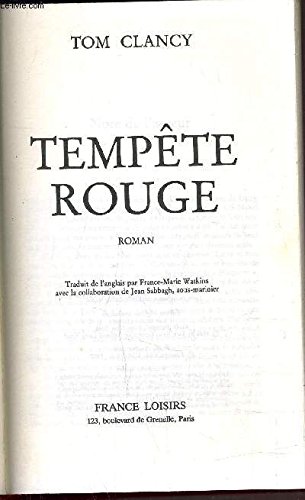 9782724239287: Tempte rouge