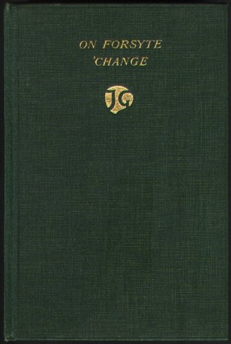 Stock image for On Forsyte Change / by John Galsworthy for sale by medimops