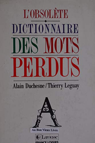 Beispielbild fr Dictionnaire des mots perdus zum Verkauf von Ammareal