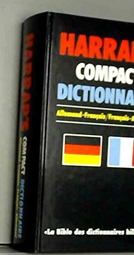 Imagen de archivo de Harrap's compact dictionnaire a la venta por A TOUT LIVRE