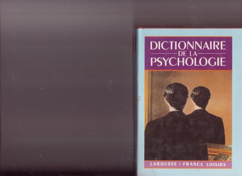 Imagen de archivo de DICTIONNAIRE DE LA PSYCHOLOGIE a la venta por medimops