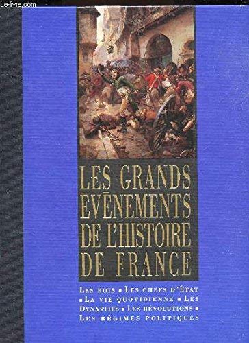 Stock image for Les grands vnements de l'histoire de France for sale by Ammareal
