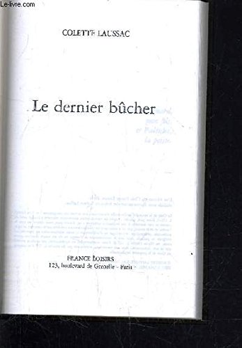 Beispielbild fr Le dernier bcher zum Verkauf von medimops
