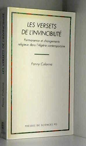 Stock image for Les versets de l'invincibilit for sale by Gallix