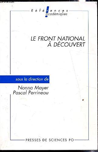 Stock image for Le Front national  dcouvert, 2e dition for sale by Ammareal