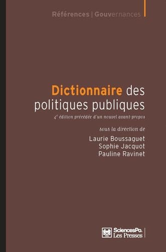 Imagen de archivo de Dictionnaire des politiques publiques 4e edition a la venta por medimops