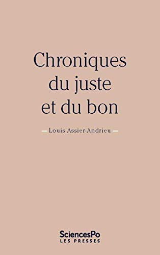 Stock image for Chroniques du juste et du bon for sale by LiLi - La Libert des Livres