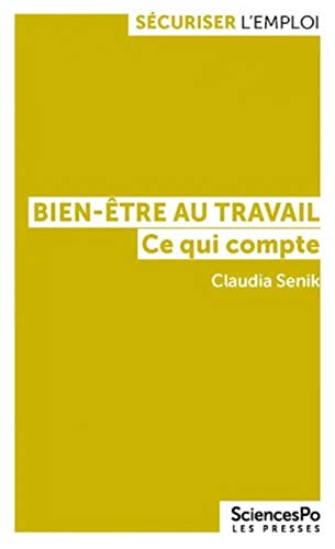 Beispielbild fr Bien-tre au travail: Ce qui compte [Broch] Senik, Claudia zum Verkauf von BIBLIO-NET