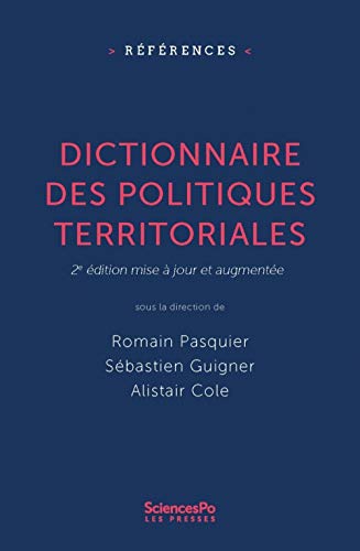 Beispielbild fr Dictionnaire des politiques territoriales zum Verkauf von Gallix