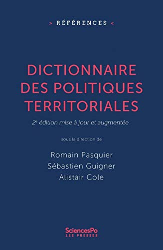 Imagen de archivo de Dictionnaire des politiques territoriales a la venta por Gallix