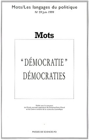 Mots n° 59 : "Démocratie" democraties