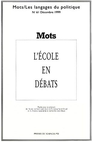 Mots n° 61 : L' école en débats