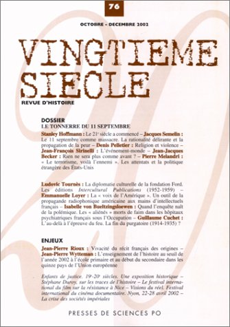 Imagen de archivo de Vingtime sicle, numro 76 - Le tonnerre du 11 septembre a la venta por Ammareal