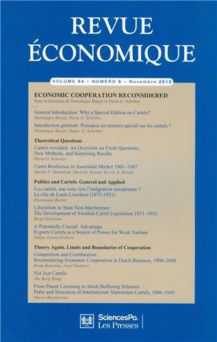 9782724633030: Revue conomique, Volume 64 N 6, Novembre 2013 : Economic cooperation reconsidered