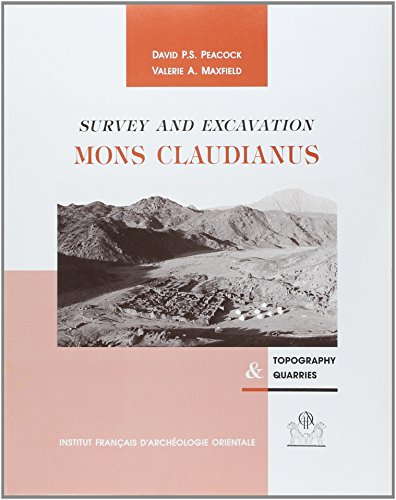 Stock image for Mons Claudianus Survey and Excavation I: Topography and Quarries for sale by Kennys Bookshop and Art Galleries Ltd.