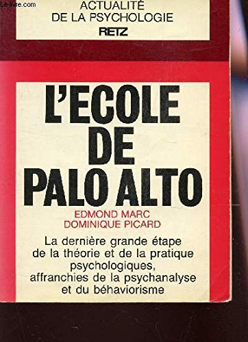 9782725610818: L'cole de Palo Alto