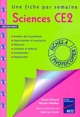 Stock image for Sciences, CE2 for sale by Ammareal