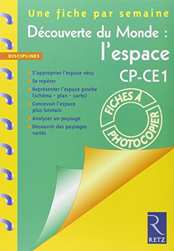 Imagen de archivo de Fiches Ressources: Decouverte Du Monde L'Espace CP Ce1 (French Edition) a la venta por Bookmans