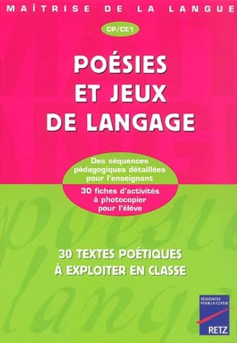 9782725622378: Poesies Et Jeux De Langage Cp/Ce1