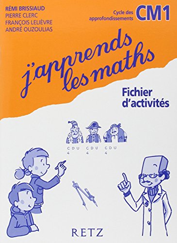 9782725624419: J'apprends les maths CM1: Fichier d'activits