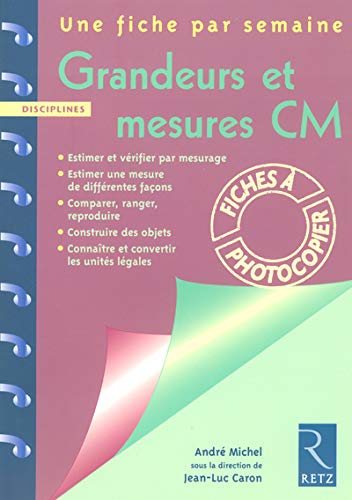 Stock image for Grandeurs et mesures CM for sale by Ammareal