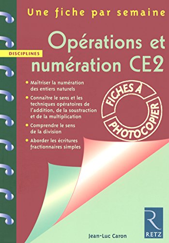 Stock image for Oprations et numration CE2 for sale by medimops