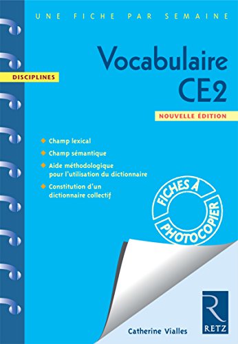 Stock image for Vocabulaire CE2 : Fiches  photocopier for sale by medimops