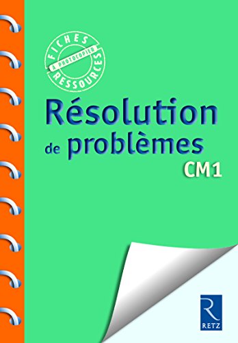 9782725629575: Rsolution de problmes - CM1