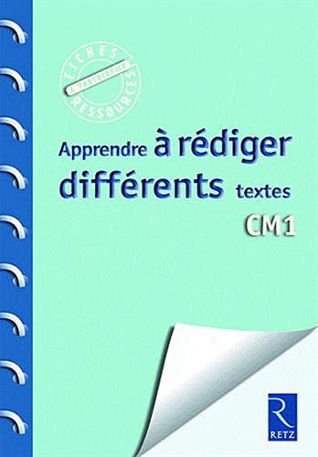 Stock image for Apprendre  rdiger diffrents textes CM1 for sale by medimops
