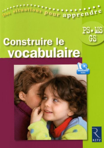 Beispielbild fr Construire le vocabulaire PS-MS-GS (1DVD) zum Verkauf von medimops