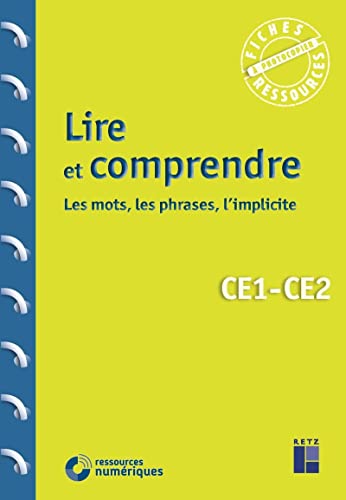 Stock image for Lire et comprendre les mots, les phrases, l'implicite CE1-CE2 + tlchargement for sale by Gallix